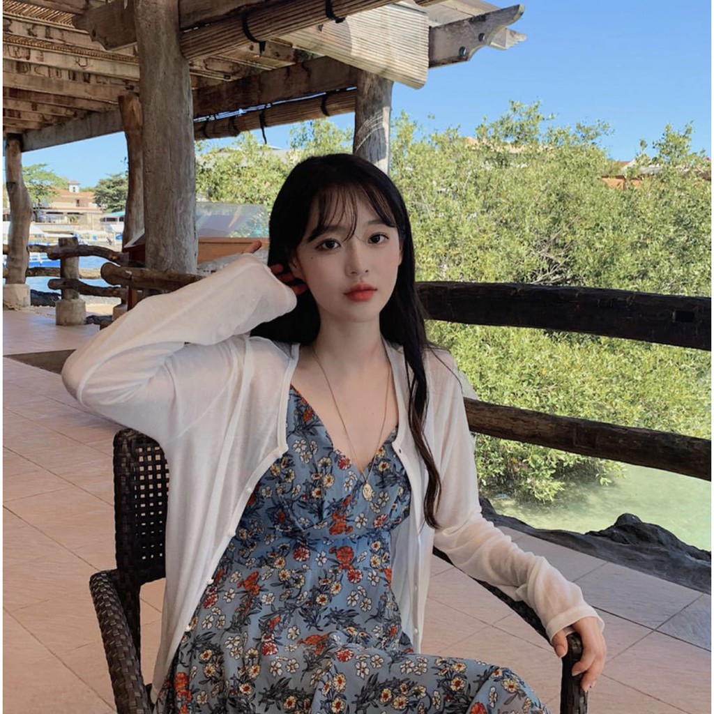 [𝐒𝐚̆̃𝐧 𝐇𝐚̀𝐧𝐠- 𝐅𝐫𝐞𝐞 𝐬𝐡𝐢𝐩] Váy Hoa Đi Biển, Váy Thời Trang Nữ V1 Họa Tiết Hoa Lá Nữ Tính Mát Mẻ | BigBuy360 - bigbuy360.vn