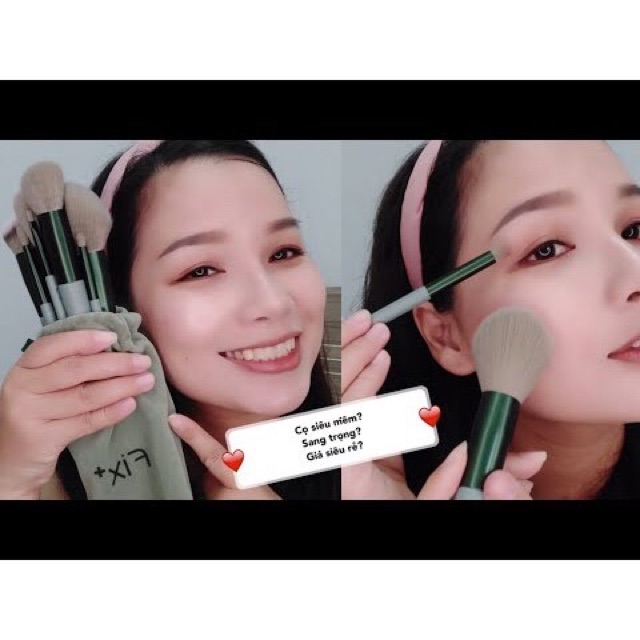 Bộ Cọ Trang Điểm FIX Siêu Mềm Siêu Đẹp Sang Sịn 13 Món Cực Thích