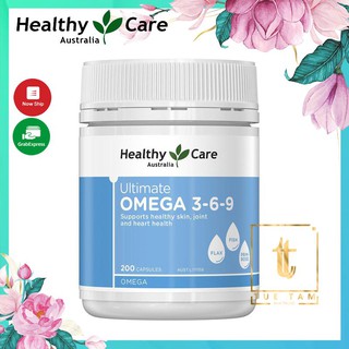 Omega 3 6 9 Healthy Care Ultimate Của Úc (200 Viên) - Dưỡng chất cần thiết cho sức khỏe và tim mạch
