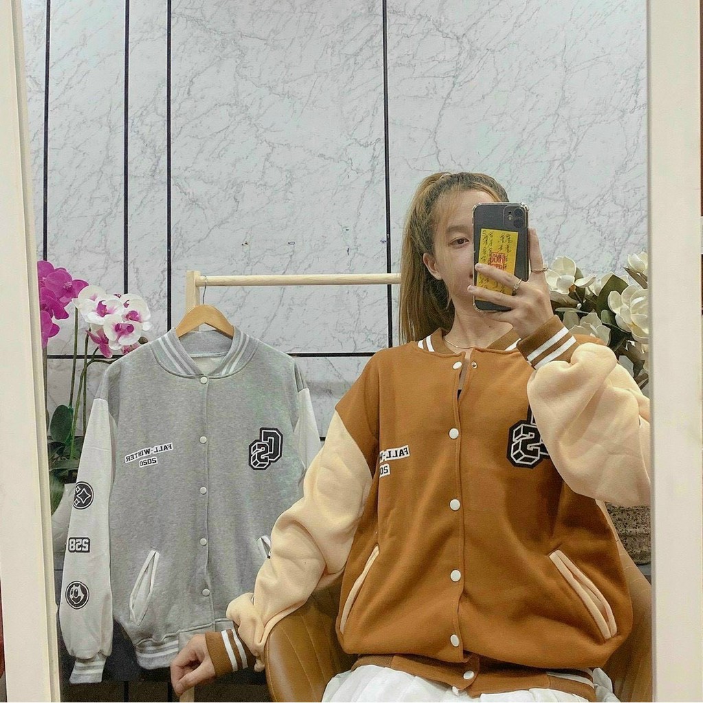 Áo khoác nỉ Cardigan in chữ CS form rộng Ulzzang Unisex Áo nỉ nữ Cardigan bomber jacket Guvia Unisex | BigBuy360 - bigbuy360.vn