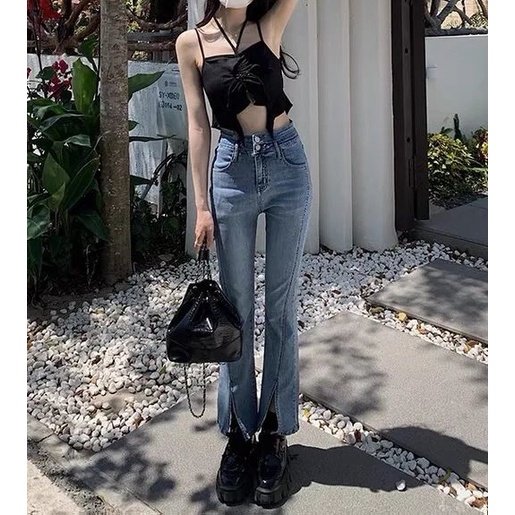 Áo Nữ Hai Dây Phong Cách Hàn Quốc Gợi Cảm