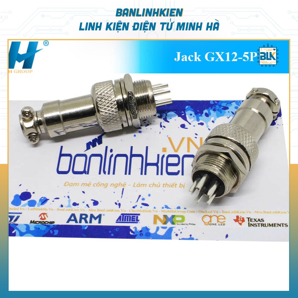 Bộ Jack GX12-5P