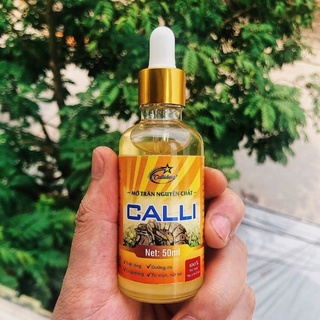 Mỡ trăn triệt lông an lành, mỡ trăn tẩy lông vĩnh viễn nguyên chất Calli Honey 50ml sử dụng sau khi wax tẩy lông MTC