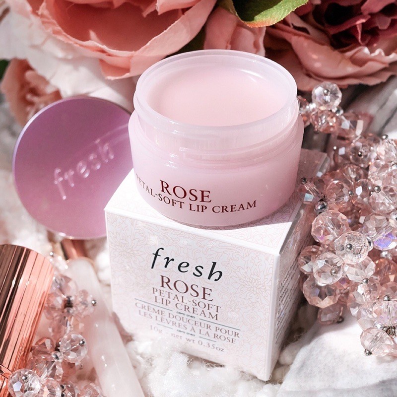 Set Son Dưỡng FRESH Rose Petal Soft Lip Cream