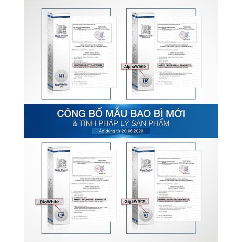 Kem Làm Hồng Nhũ Hoa Nuwhite N1 Mibiti Prudente Professional 5ml