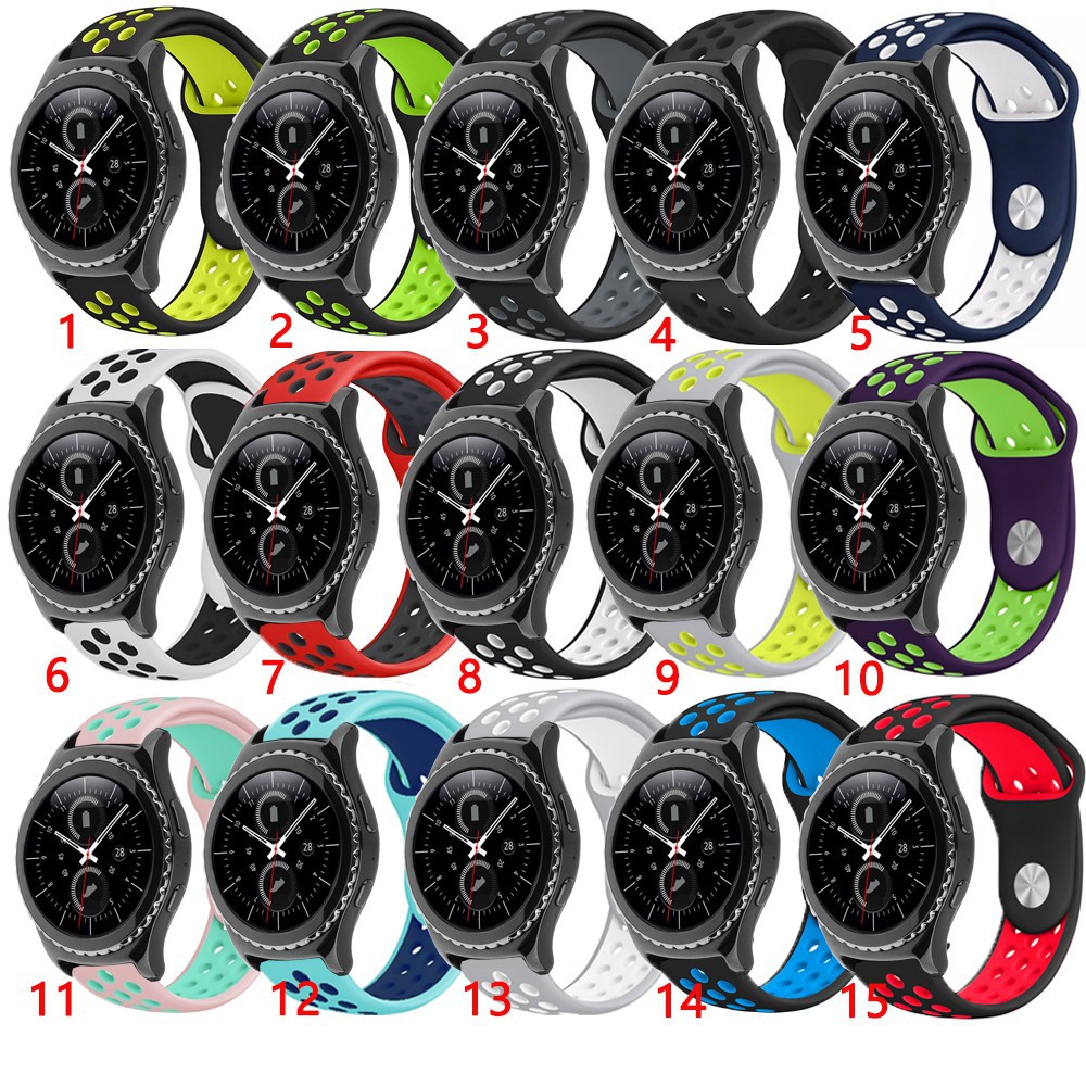 Dây đeo silicon mềm thay thế cho đồng hồ thông minh Samsung Gear S2 Classic