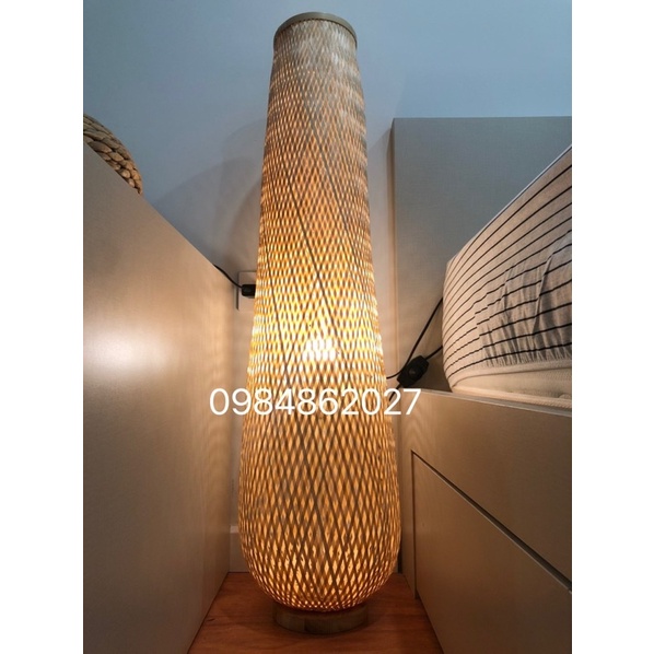 Đèn ngủ mây tre đan, đèn trang trí