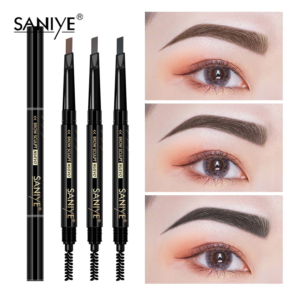 Bút chì kẻ lông mày Saniye M311 đầu xoay tự động chống nước lâu trôi cho người mới bắt đầu | BigBuy360 - bigbuy360.vn