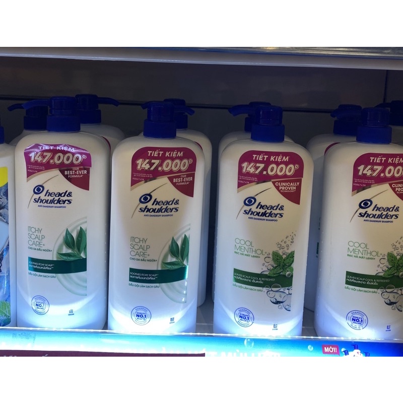 dầu gội heads&shoulders 1200ml(hàng nhập khẩu thái lan)