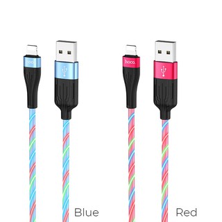 Cáp Sạc IPhone Hoco U85 12W Có Đèn Led Trên Dây - BH 1 Năm - Hưng Long PC