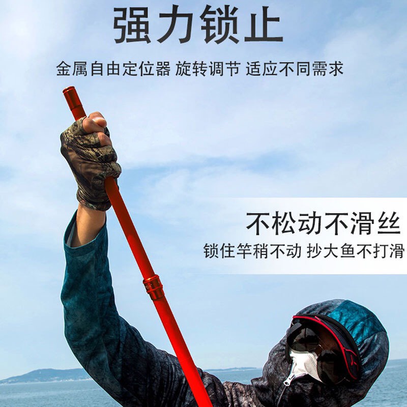 Vợt Cá Carbon Vành Tròn Có thể thu gọn chuyên dụng câu đài vợt cá câu đài, Cán vợt carbon câu đơn câu đài