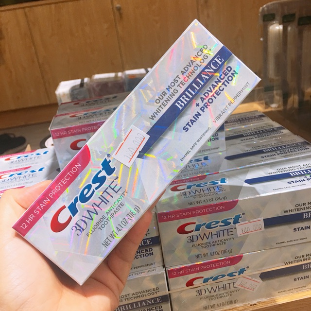 Kem đánh răng Crest 3D White Mỹ
