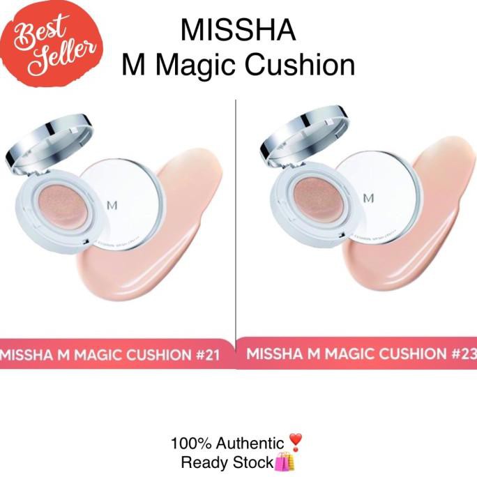 Phấn nước Missha M màu be nhạt dùng trang điểm 21 | BigBuy360 - bigbuy360.vn