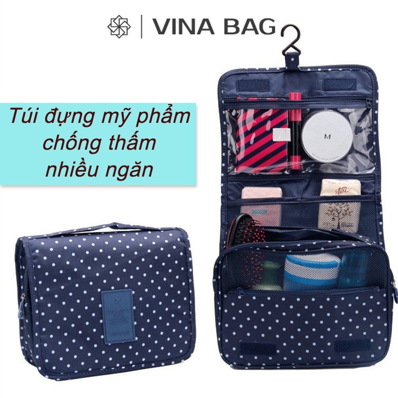 Túi đựng mỹ phẩm du lịch có móc treo tiện lợi Travelkit, túi đựng đồ makeup, comestic bag