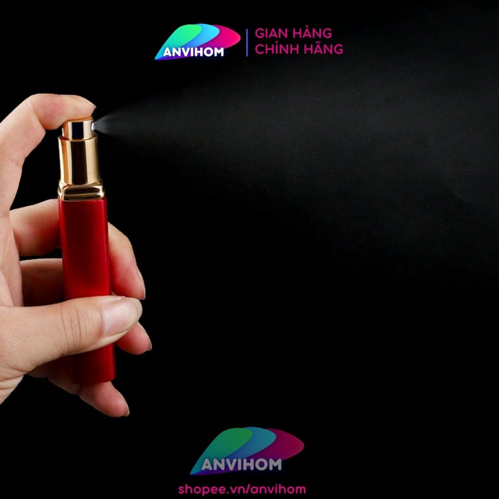 Chai Chiết Nước Hoa Vuông 12ml Loại Lọ Chai To Nhôm Nhám Nhiều Màu ANVIHOM