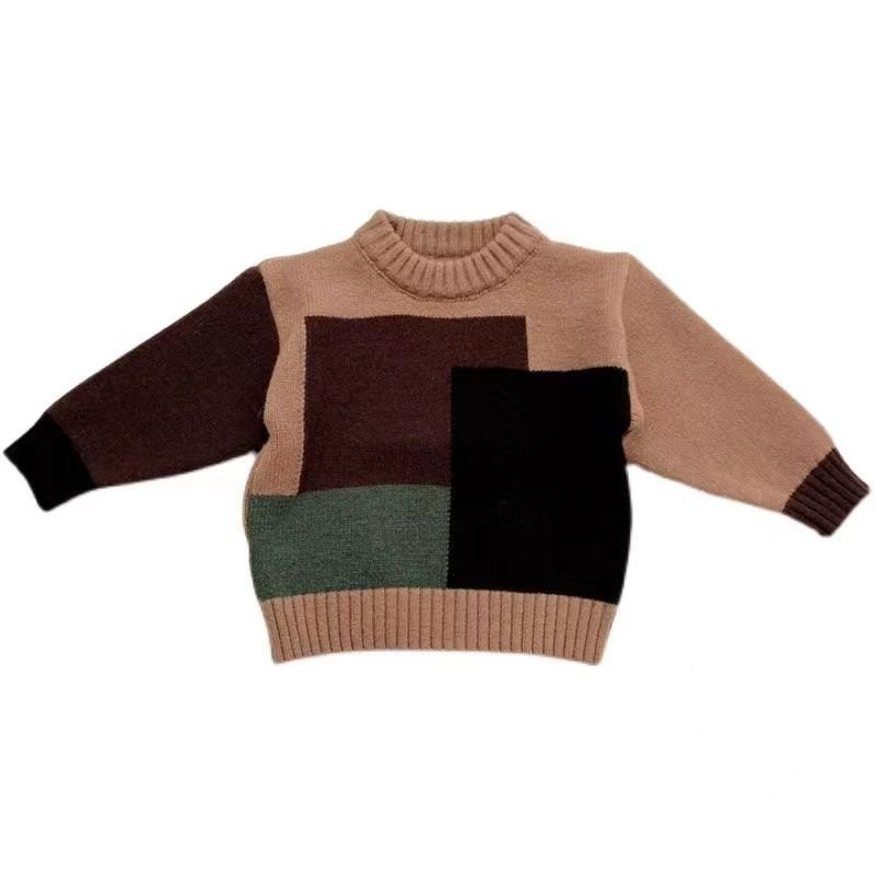 Áo Sweater Thu Đông Phong Cách Mới Dày Dặn Dễ Phối Đồ Cho Bé Trai