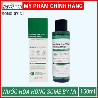 Nước Hoa Hồng SOME BY MI AHA-BHA-PHA 30 Days Miracle Toner Hỗ Trợ Sạch Mụn Trong 30 Ngày (150ml)