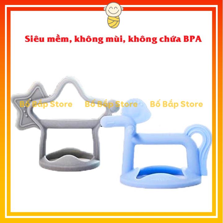 Gặm Nướu MOYUUM ⚡𝟭𝟬𝟬% CHÍNH HÃNG⚡ Kích Thích Phát Triển Răng Và Nướu Cho Bé từ 3m+