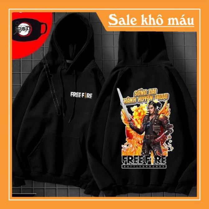 [ HOT ]Mẫu áo HOODIE in hình Hayato Free Fire cực HOT khuyến mại khủng giá rẻ dẹp