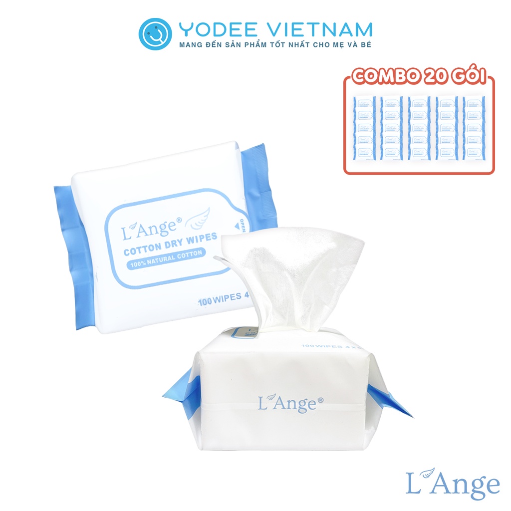 Combo L'Ange 20 gói khăn vải đa năng