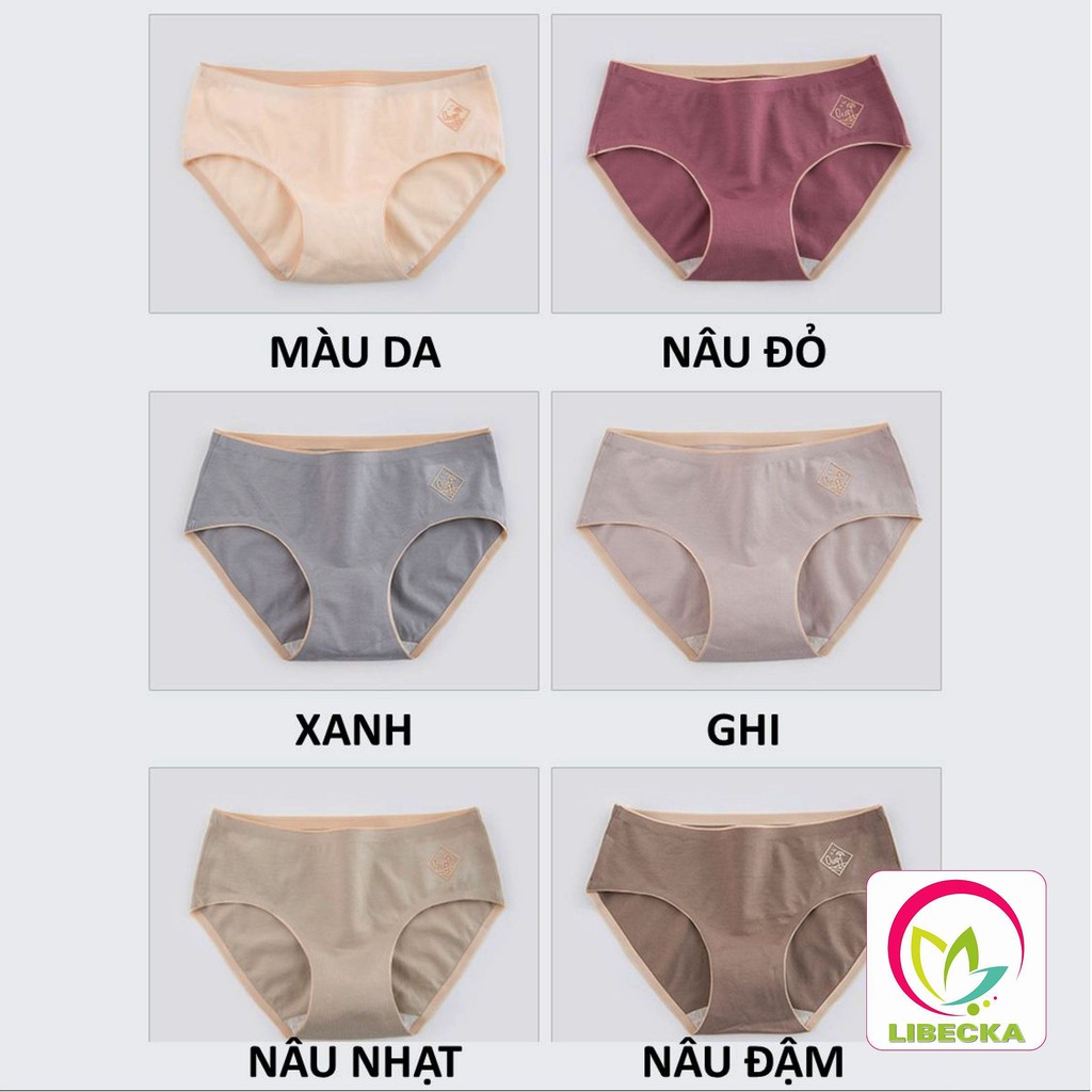 Quần lót nữ đẹp dễ thương Oxy Cotton kháng khuẩn cao cấp co giãn bốn chiều không đường may Sexy gợi cảm LIBECKA QLN28