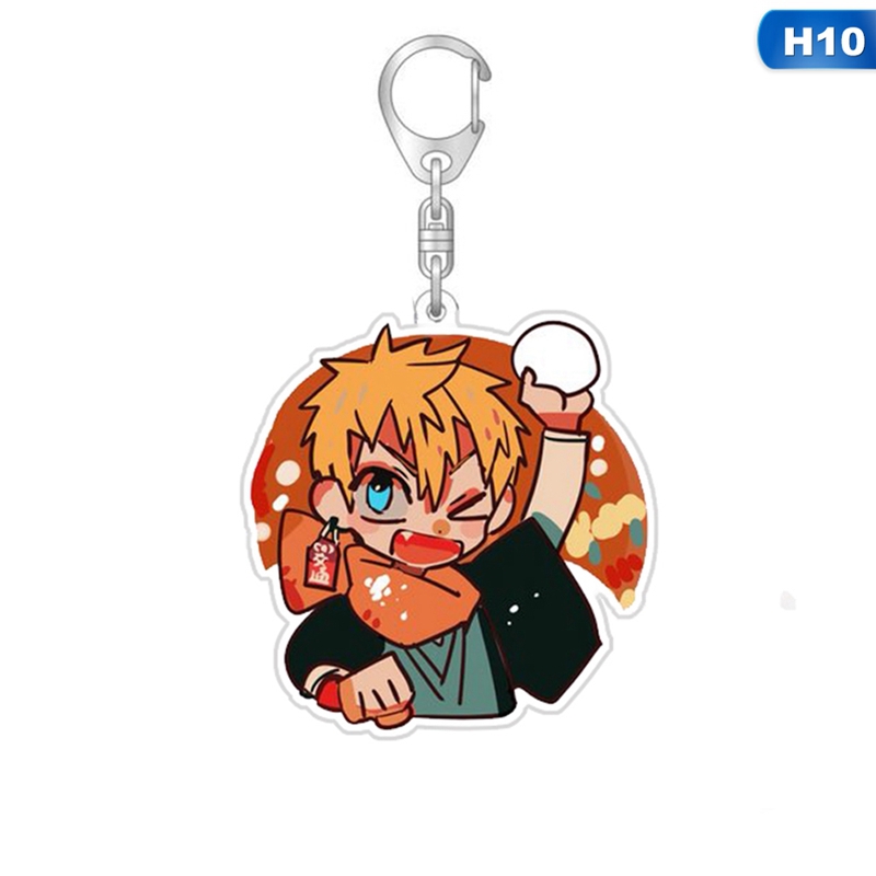 Móc khóa mặt hình các nhân vật hoạt hình anime dễ thương