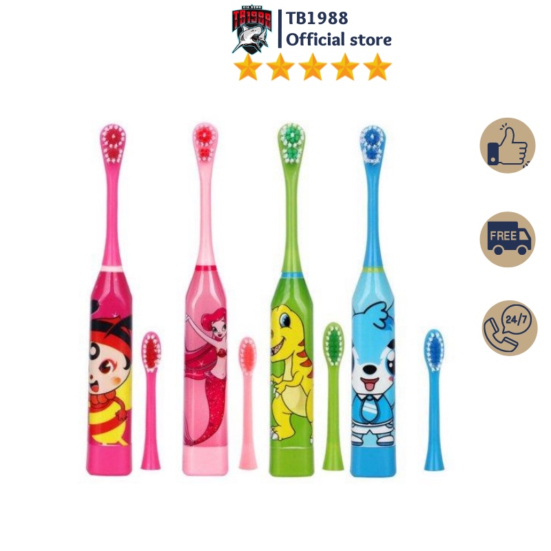 Bàn chải đánh răng tự động trẻ em chạy bằng pin TT009
