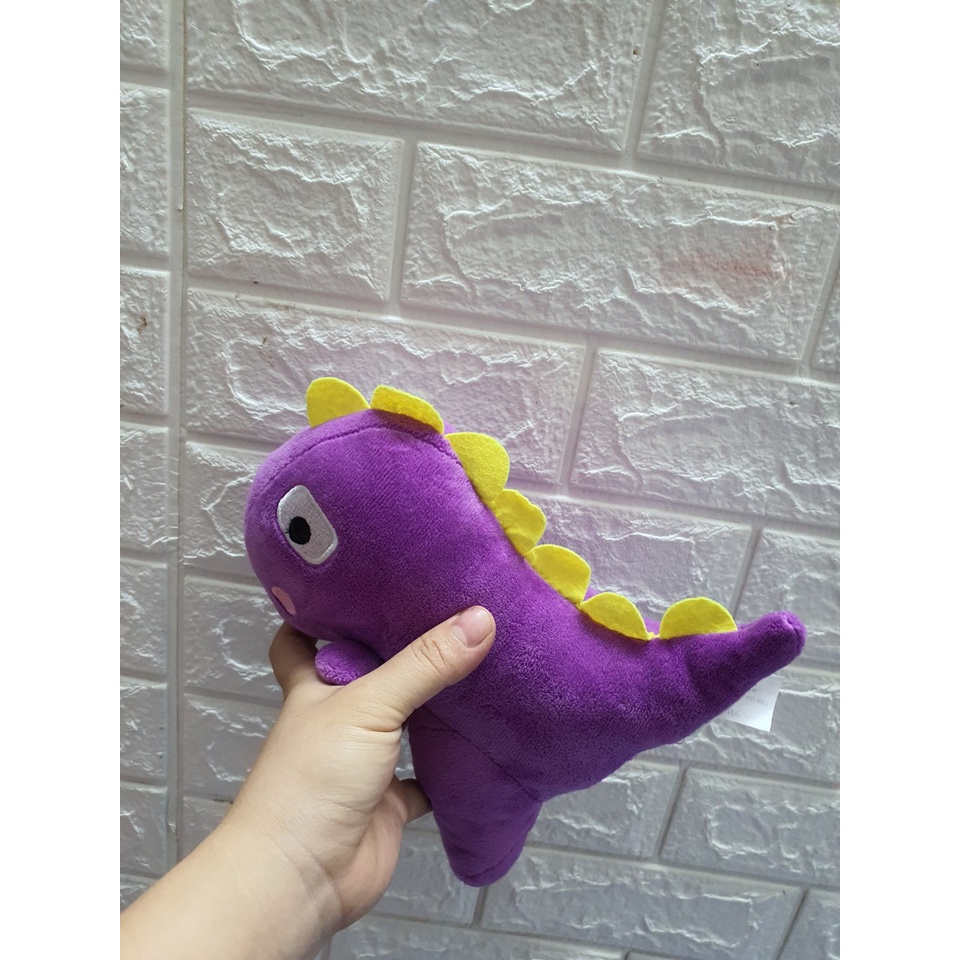 Gấu Bông Khủng Long Giá Rẻ Nhất - Khủng Long Nhồi Bông Béo Mập 23cm Mềm Mịn Cute - Bông Gòn 100% Cao Cấp An Toàn Cho Bé