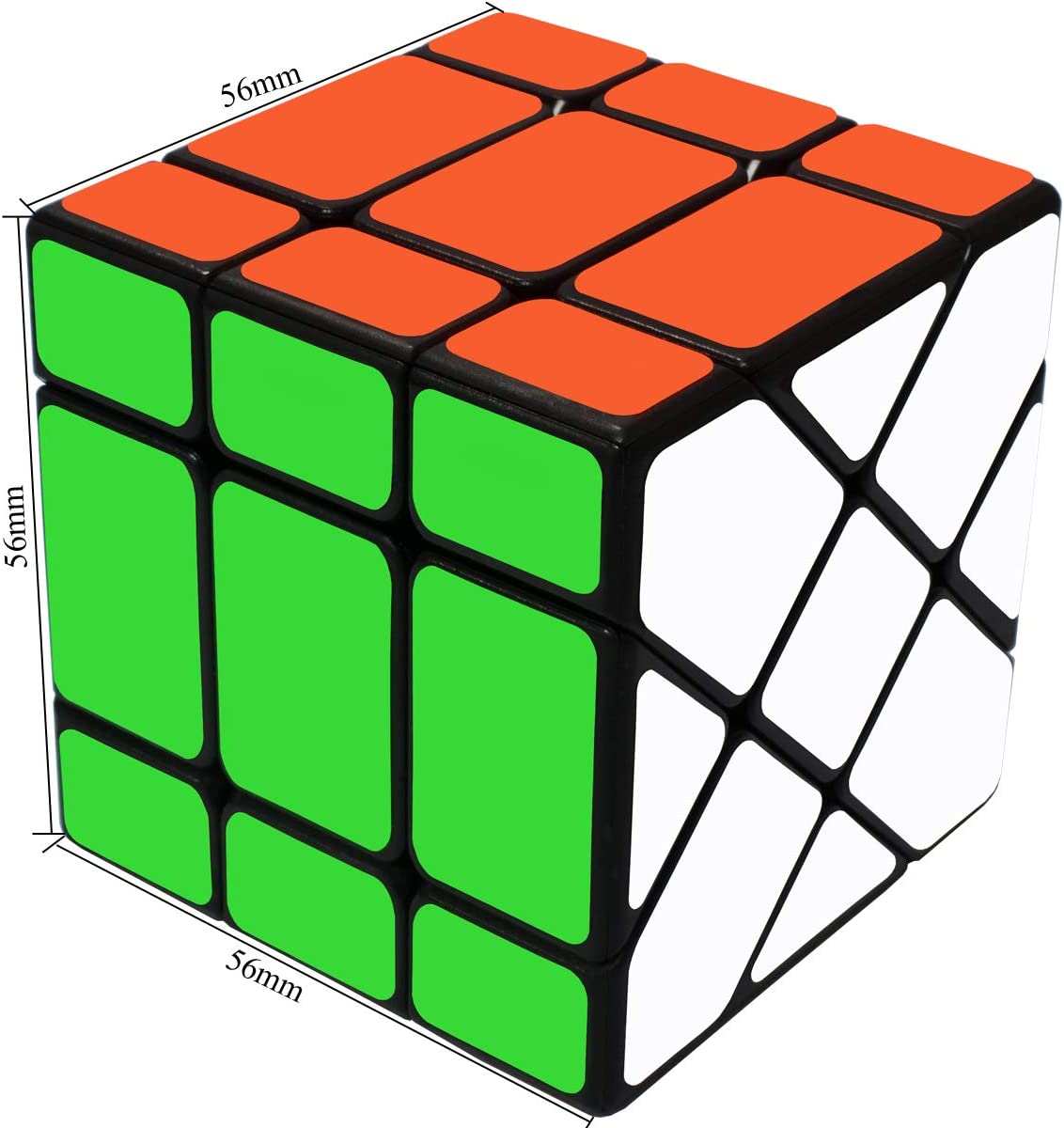 FISHER Khối Rubik 3d Đồ Chơi Màu Đen