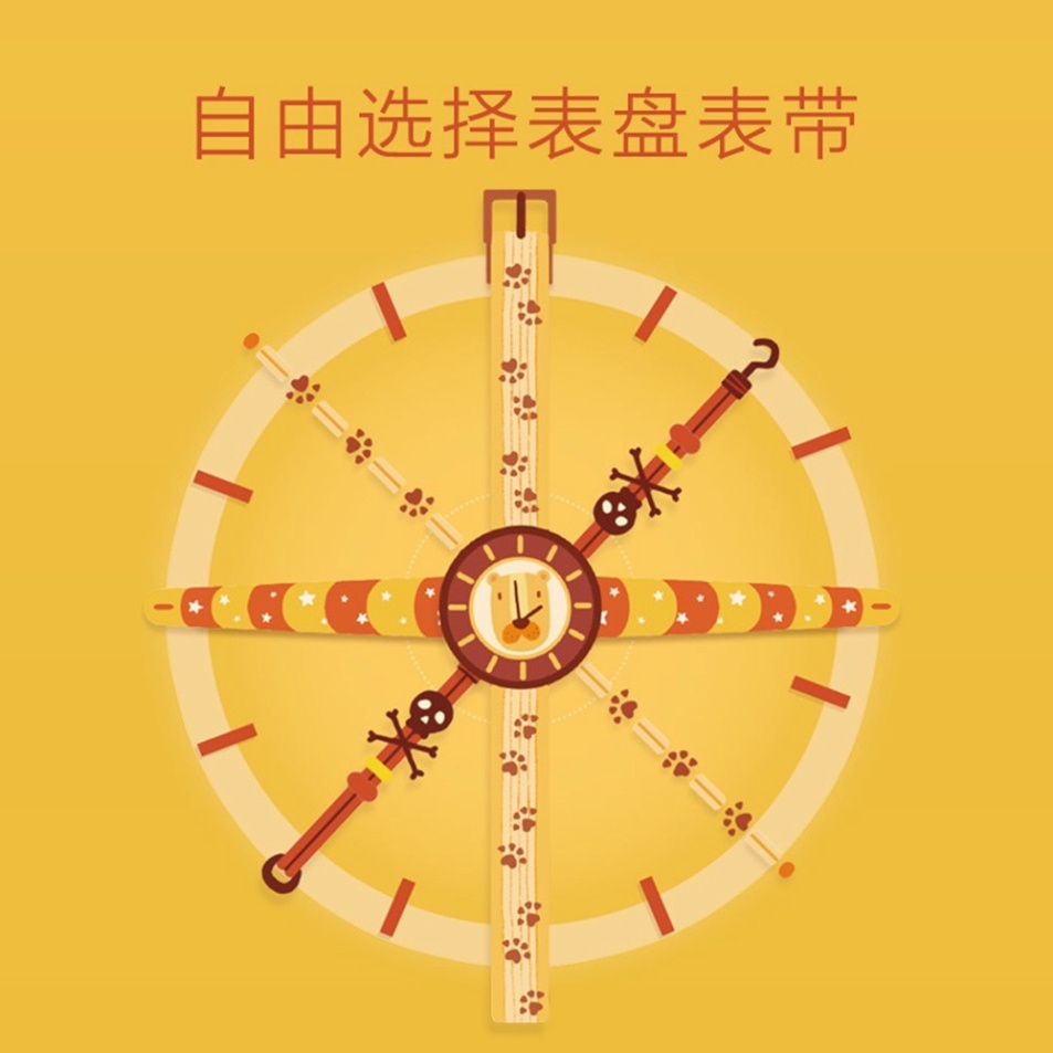 Miếng Dán Hình Xăm Đồng Hồ Và Vòng Tay Mideer Watch & Bracelet Temporary Tattoos Cho Bé - CleverKids