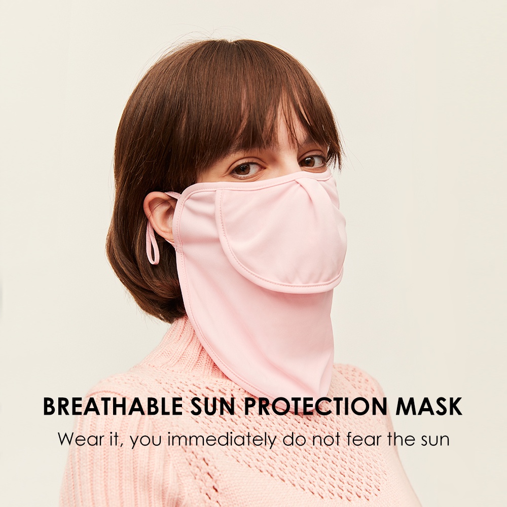 Khẩu trang OhSunny UPF50+ che cổ chống nắng chống bụi thoáng khí