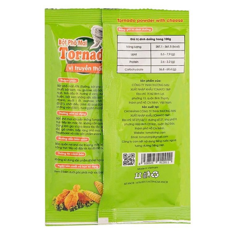 Bột phô mai Tornado