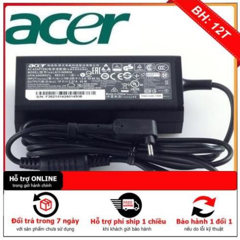 Sạc Laptop Acer Swift 1 SF114, Sạc laptop Acer 19v 2.37a 45w Đầu sạc Nhỏ 3.0mm x1.1mm HCM]