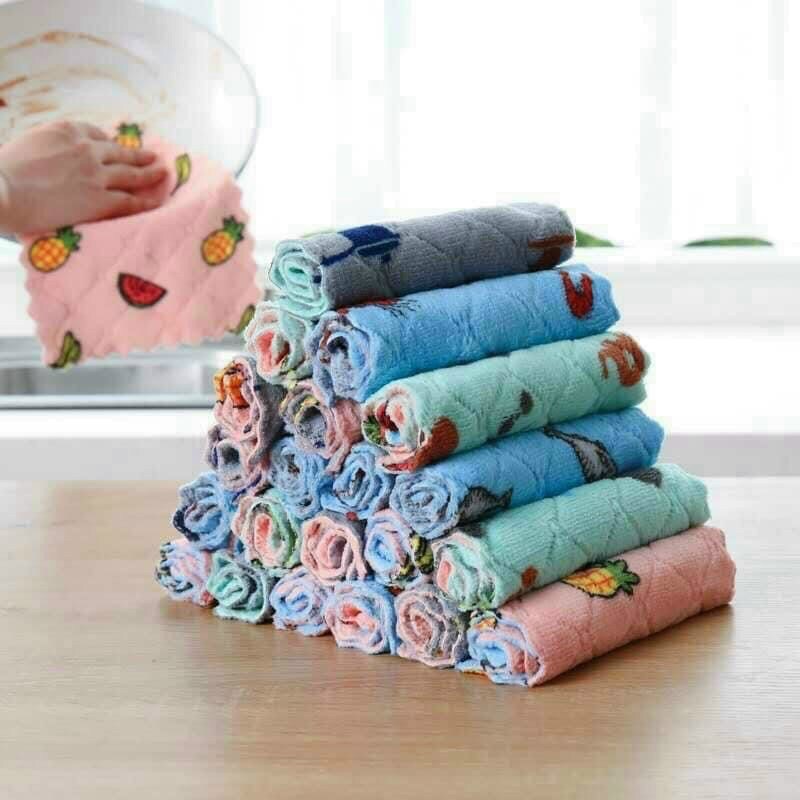 set 10 khăn lau đa năng