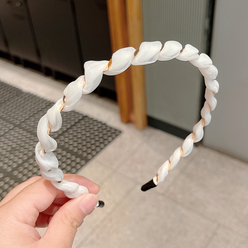 Băng đô cài tóc phối lưới phong cách Pháp