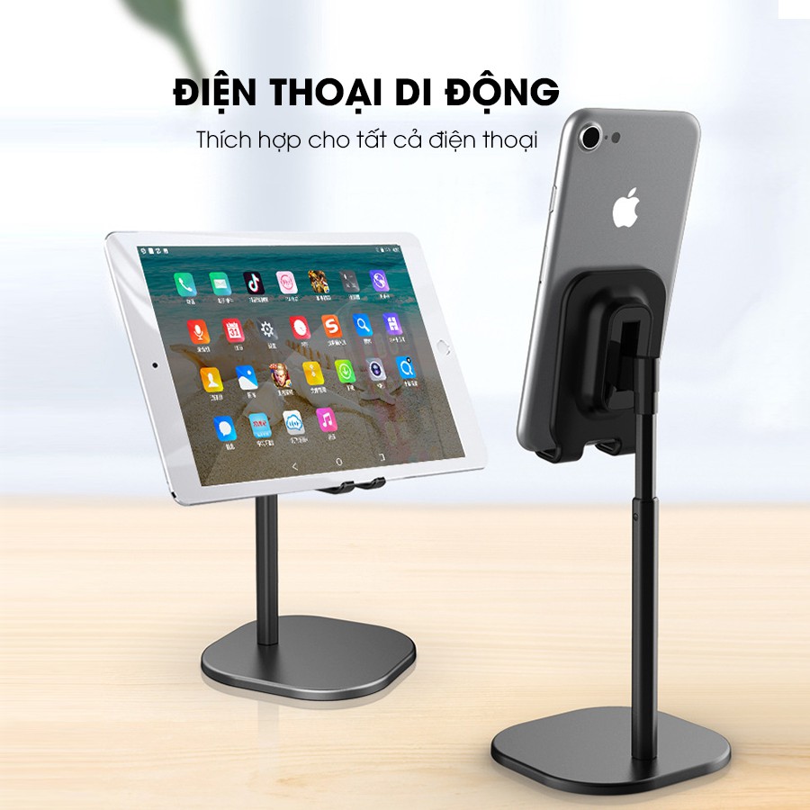 Giá đỡ điện thoại, Giá đỡ máy tính bảng để bàn - Hợp Kim Nhôm siêu bền đẹp | BigBuy360 - bigbuy360.vn