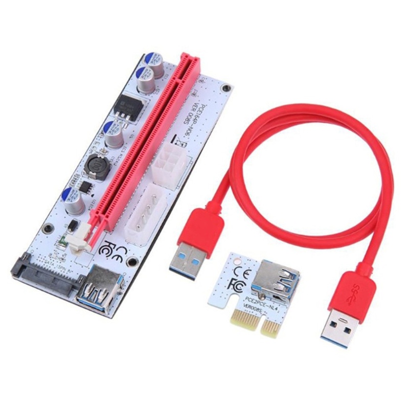 NAMA PCIE-16X Main Card USB3.0 Cable 1 PCI-E 1X to 16X Card SATA 4Pin 6Pin 15Pin