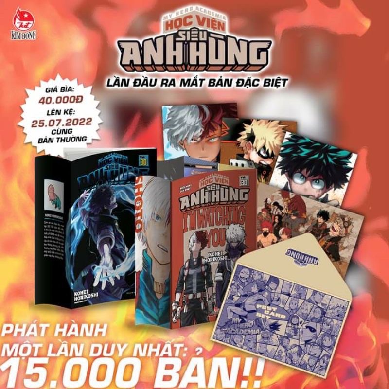 Truyện Học viện anh hùng vol 30 Limited- My hero academia Vol 30 Limited