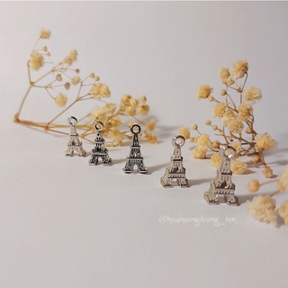 Nguyên liệu HANDMADE DIY charm tháp Eiffel làm vòng tay vòng chân trang sức phụ kiện