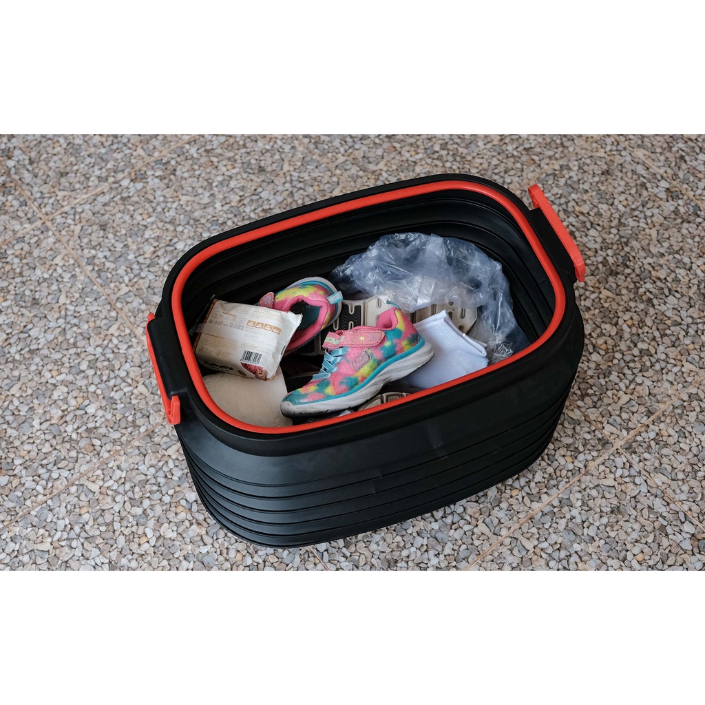 Thùng đựng đồ trên xe ô tô , xe hơi loại co dãn dung tích 40L và 4L