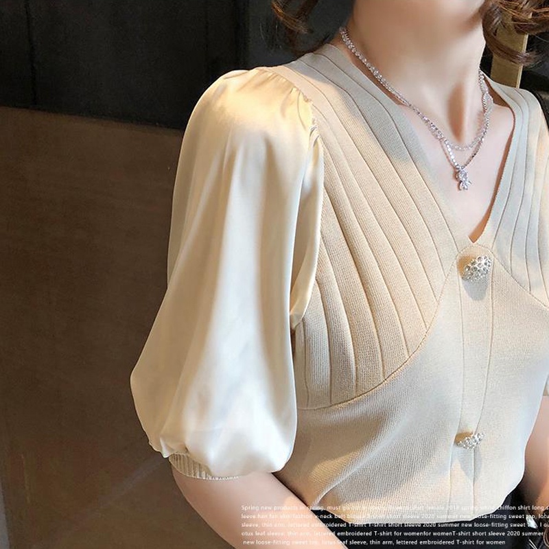 Áo Sơ Mi Nữ Tay Phồng Thời Trang Hàn Quốc Xinh Xắn