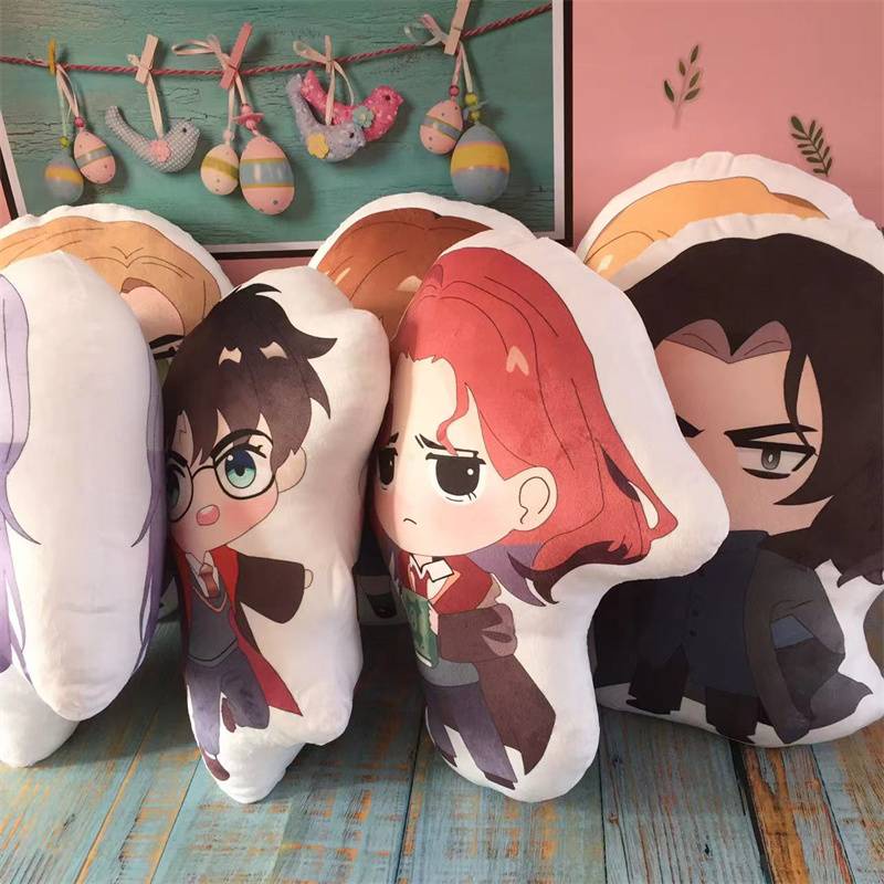 Gối Nhồi Bông Hình Harry Potter Hoạt Hình Trang Trí Nhà Cửa/Làm Quà Tặng Cho Bé