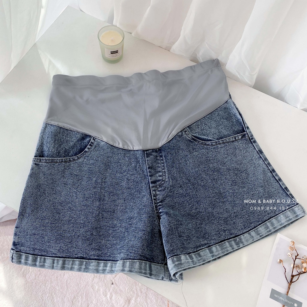 EVERMOM | Quần bầu bò có đệm bụng và chun điều chỉnh