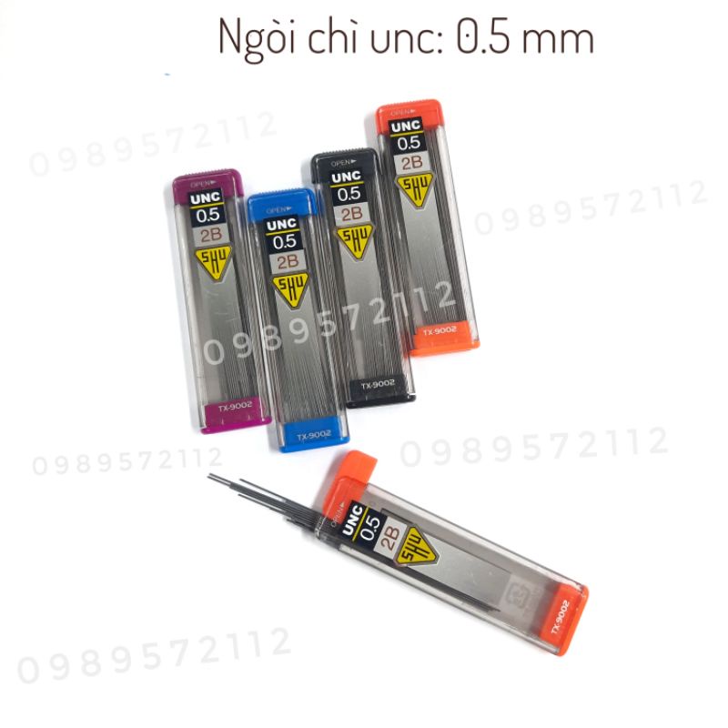 Ngòi chì kim 0.5 , 0.7mm UNC-9002.