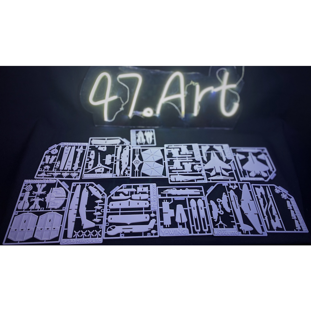 Kit 2D - Mô Hình Máy bay, Tàu vũ trụ  máy bay thế chiến, phi cơ, tàu vũ trụ starwar nhiều màu