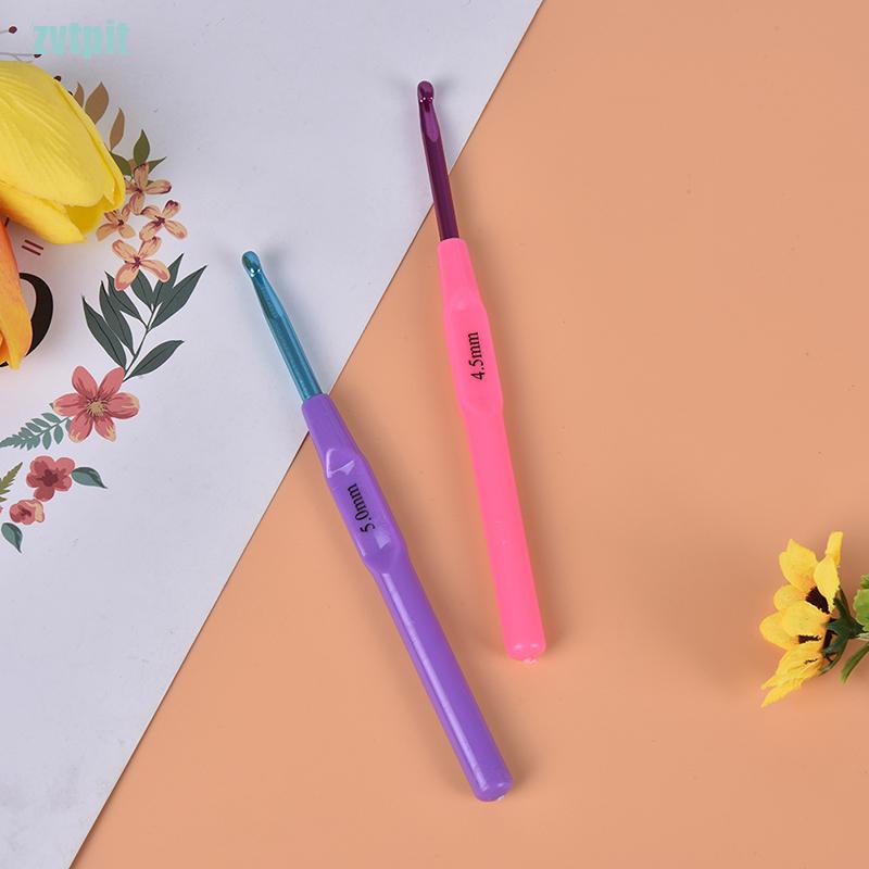 Set 6 Kim Móc Len Bằng Nhôm Tay Cầm Nhựa Đa Năng Tiện Dụng