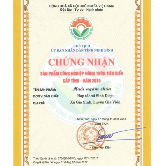 Bán sỉ Muối ngâm chân Sinh Dược - Vườn đặc sản