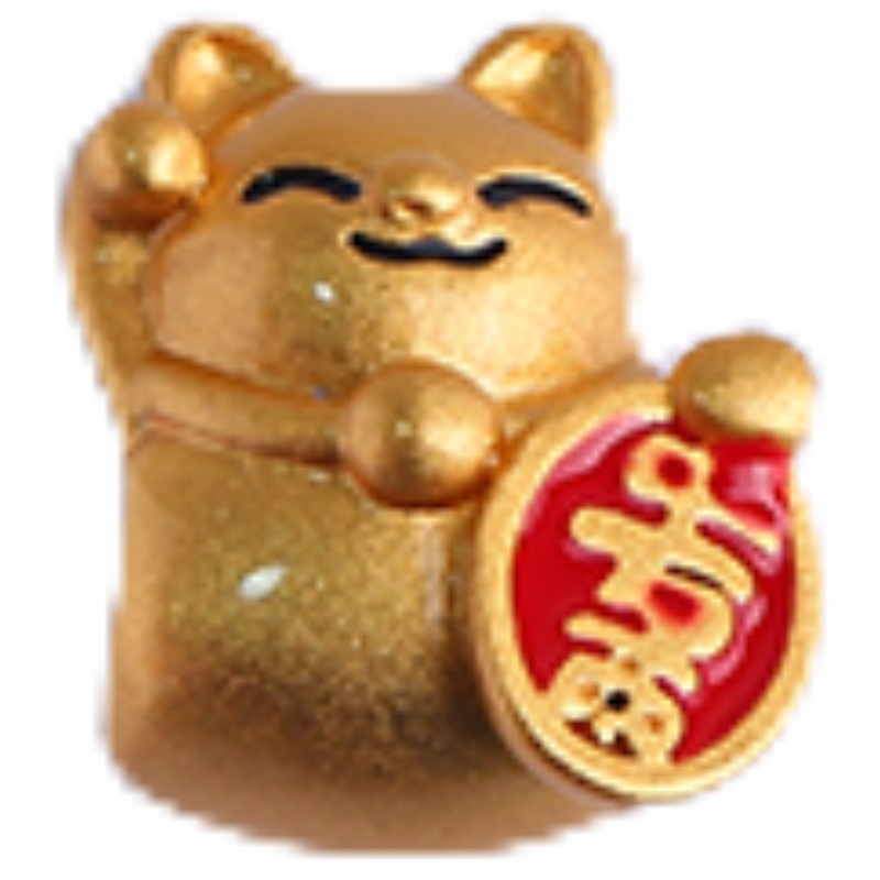 [Hàng Có Sẵn Giao Hàng Ngay Lập Tức] Phụ Kiện Hạt Tách Dầu / Vòng Tay Bện Dây Vàng Đồng Hình Chân Mèo May Mắn Không Gây Dị Ứng diy Thảm Chống Trượt Tiện Lợi Chất Lượng