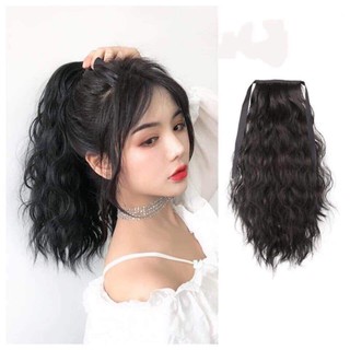 Tóc giả cột ❤️freeship❤️ tóc giả cột xù mì ngắn 40cm