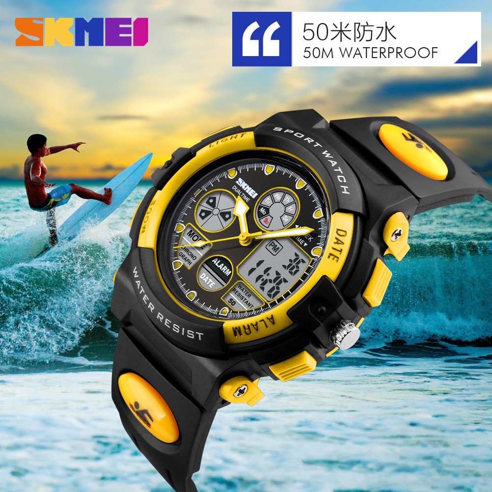 Đồng Hồ Nam Điện Tử Thể Thao Pin Nhật, Kháng Nước SKMEI - 1163YL - Hàng Chính Hãng | BigBuy360 - bigbuy360.vn